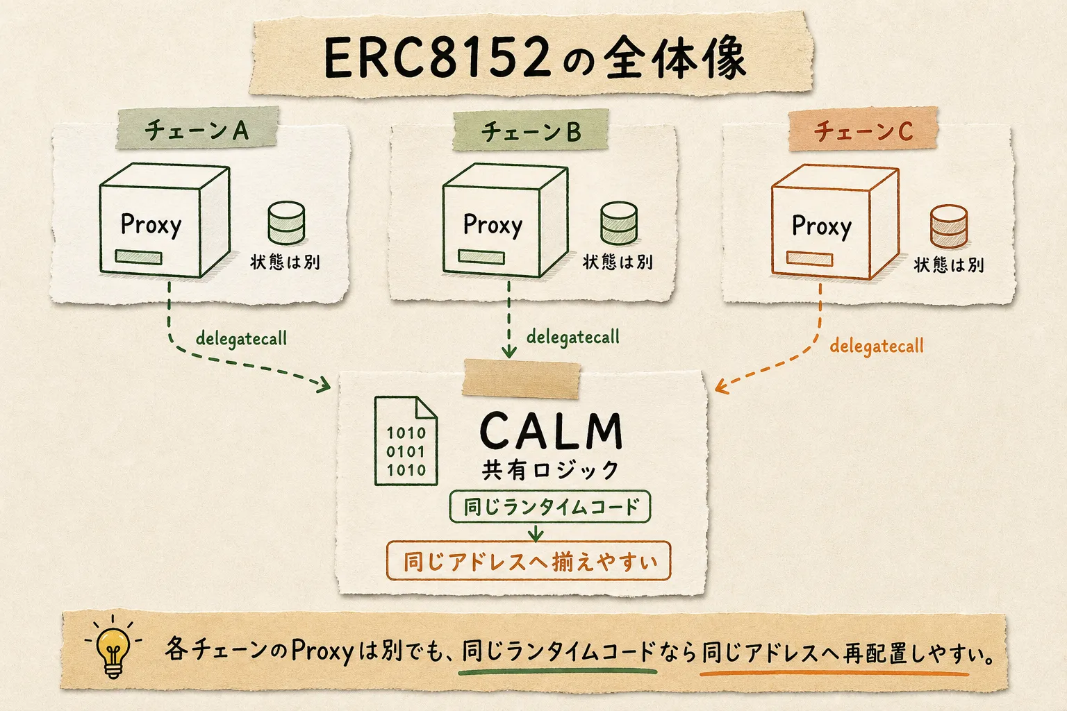 CALMのマルチチェーン全体像