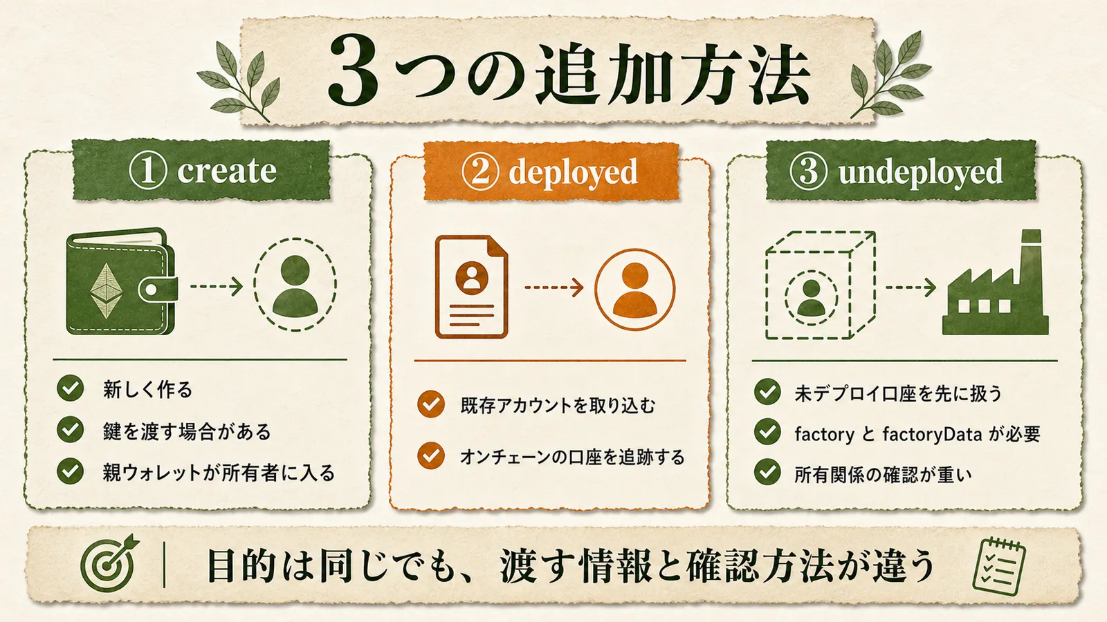 3つの追加方法