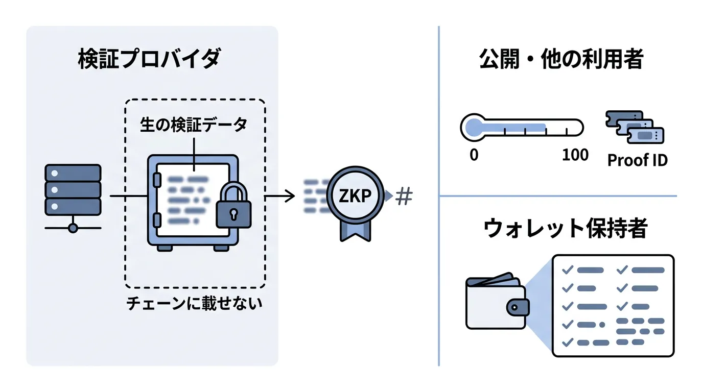 PDVと結果の見え方（生データ・要約・保持者）